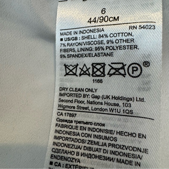 Banana Republic Light Blue Tweed Jacket Size 6 - Picture 10 of 10